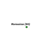 Mormoiron sur la carte de France