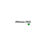 Pelvoux sur la carte de France