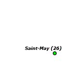 Saint-May sur la carte de France